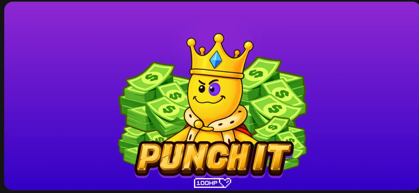 Punch It crash game gameplay - drabinka 9 kroków od 100HP Gaming
