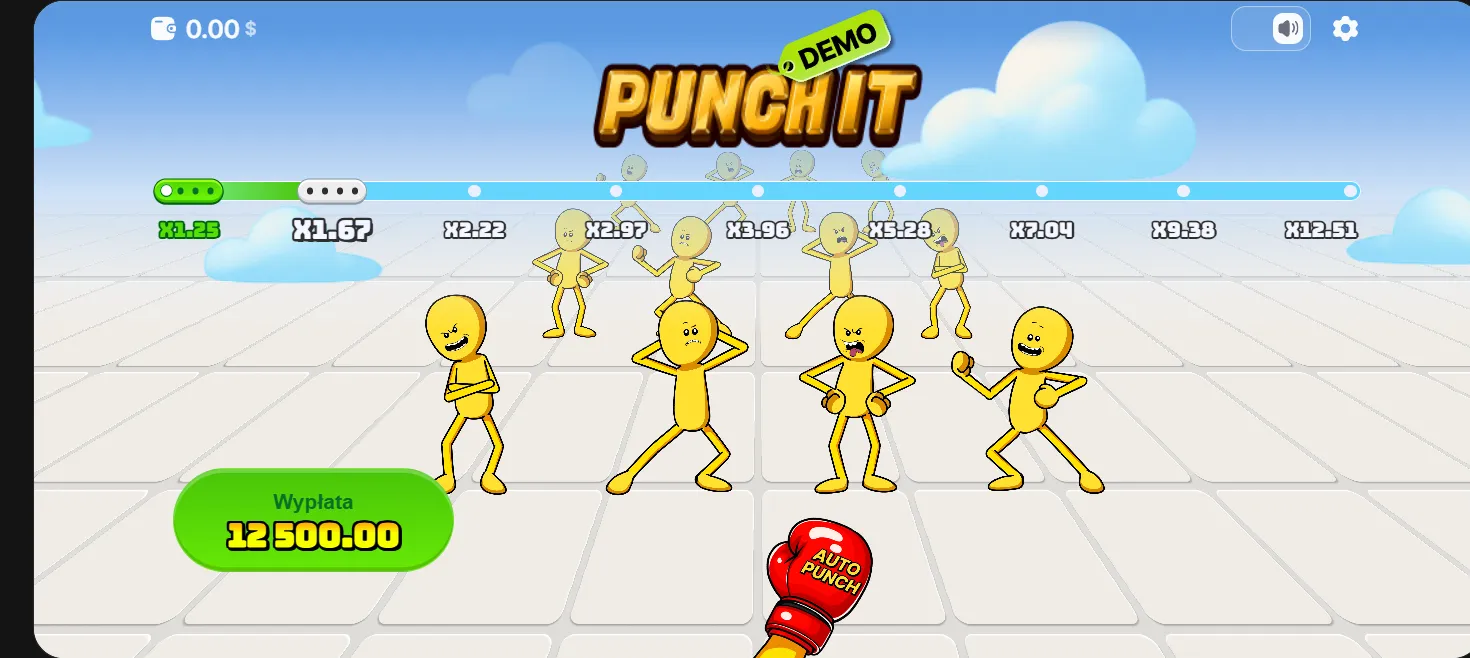 Punch It - cashout i decyzja gracza