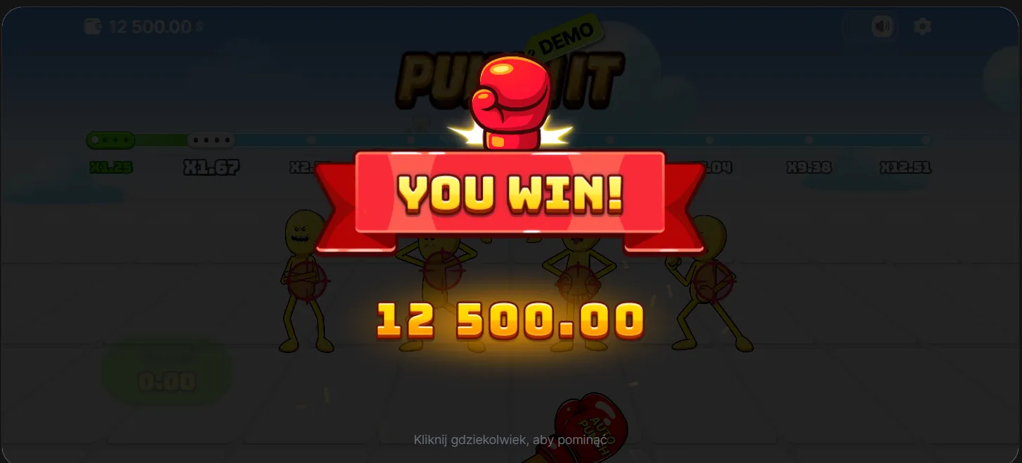 Punch It - duża wygrana w trybie Hard